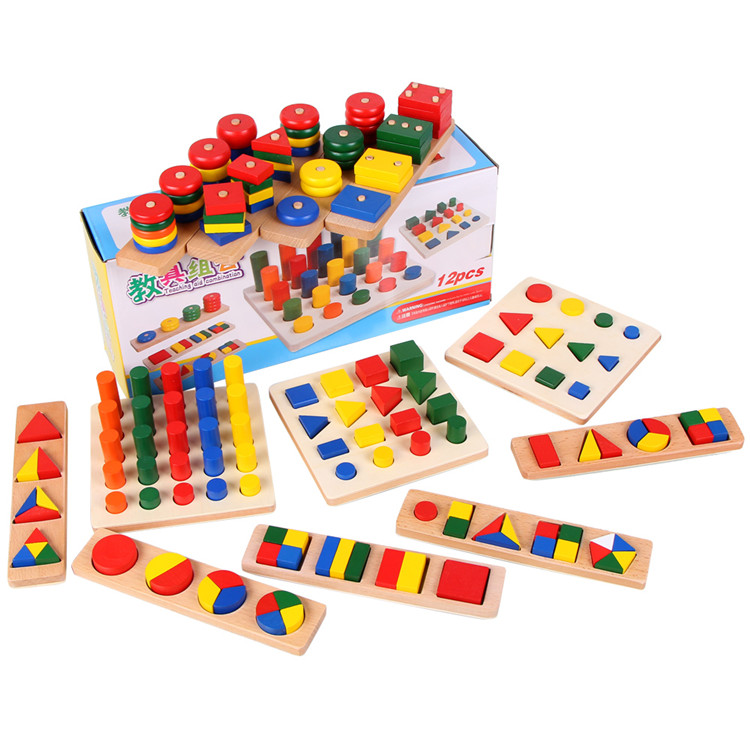 750x750 Children Montessori Teaching Aids Preschool Geometry Learning