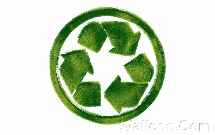 700x438 Grass Recycling Sign Picture