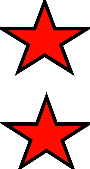 318x593 Red Stars Clip Art