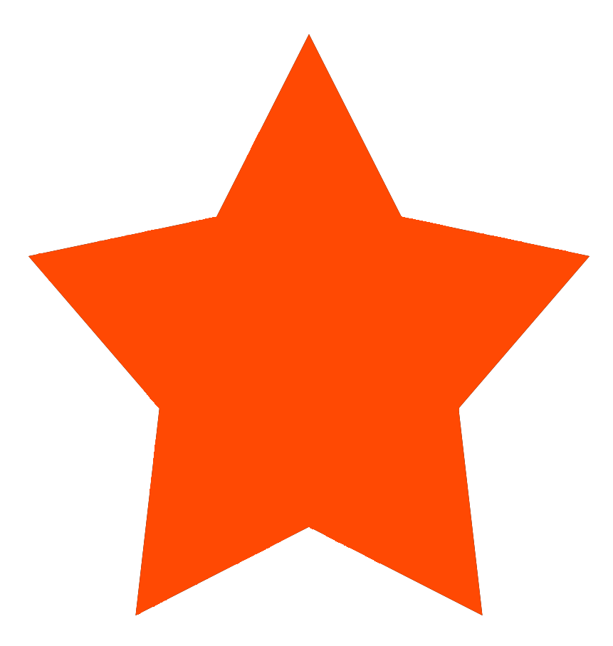861x908 Stars Clipart Orange