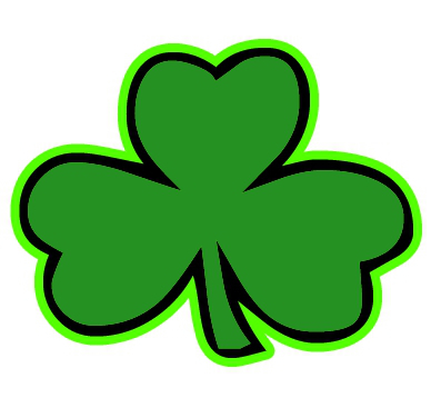 397x358 Coloring Pages Fancy Saint Patrick Clover Stpatrickclover