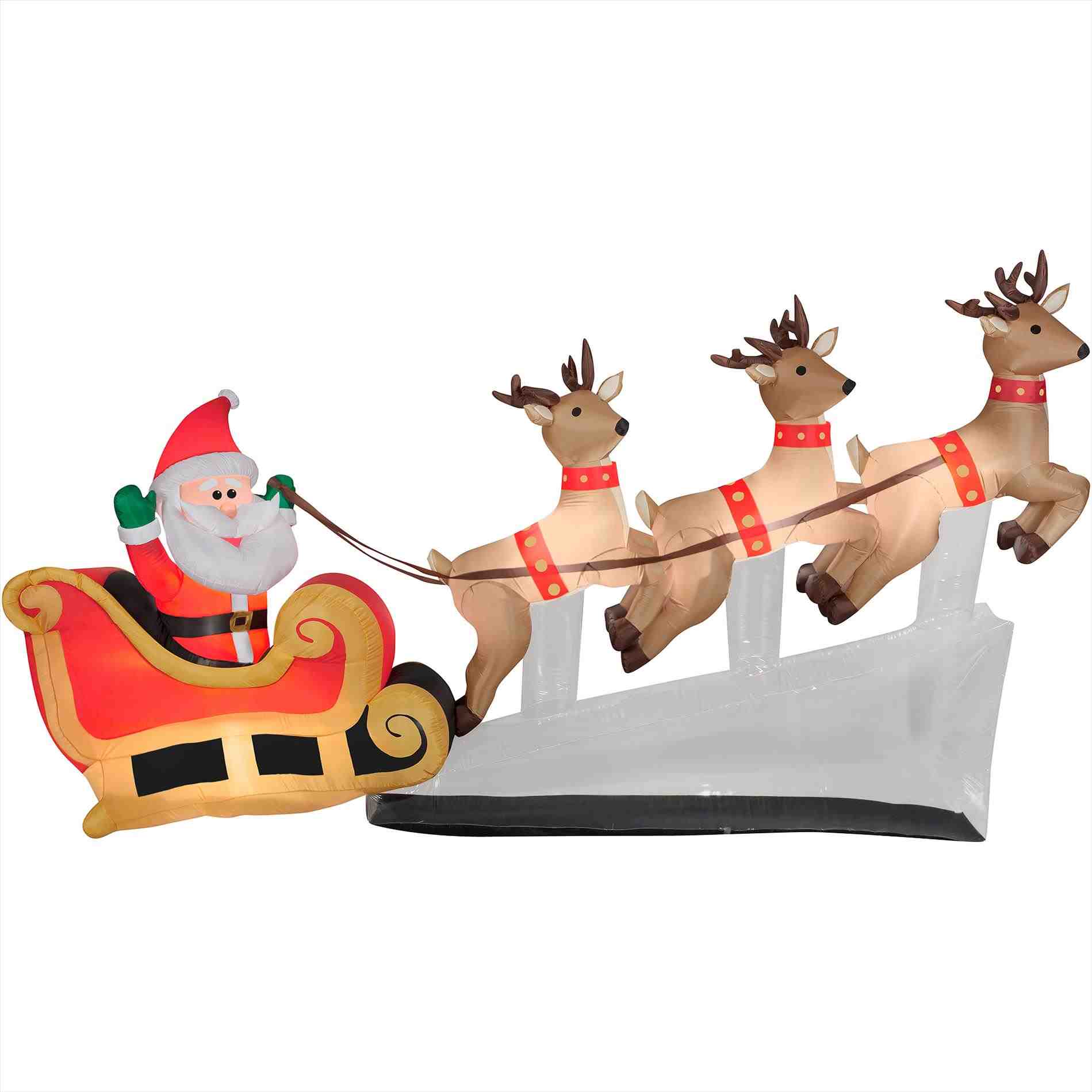 1899x1899 Christmas Reindeers Sleigh Cheminee.website