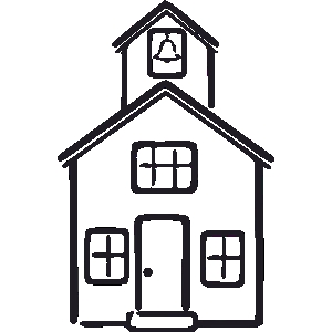 300x300 School Houses Clipart Collection