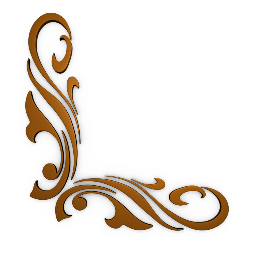1024x1024 Big Corner Scrolls Clipart