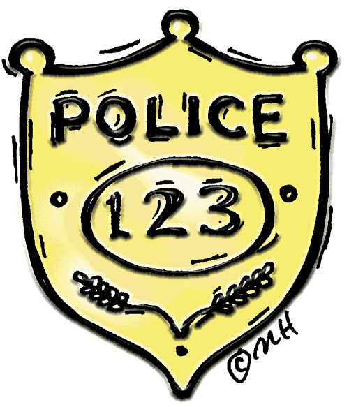 500x583 Office Sheriff Badge Clipart