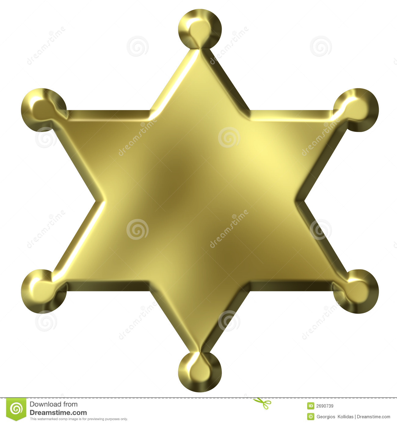 1300x1390 Sheriff Badge Clipart