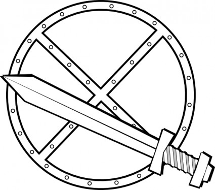 425x374 Image Of Shield Clipart