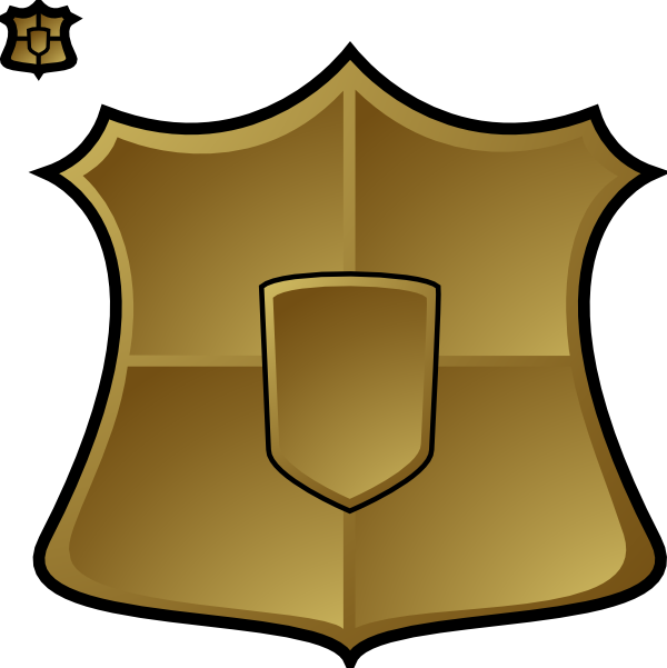 600x601 Shield Clip Art