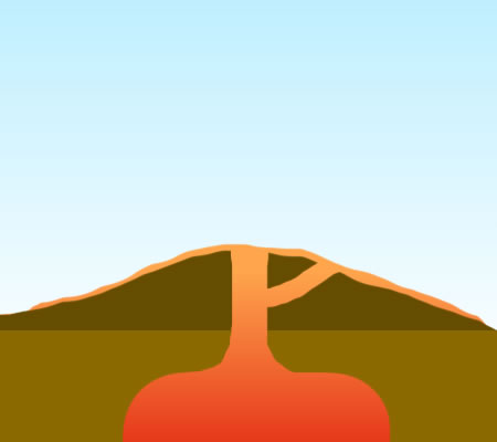 450x400 Eruption Clipart Shield Volcano