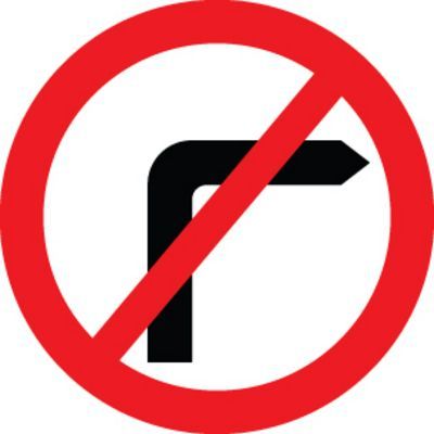 400x400 Roadsignsdirect.co.uk, 2013) Diverted Traffic (Symbol). These