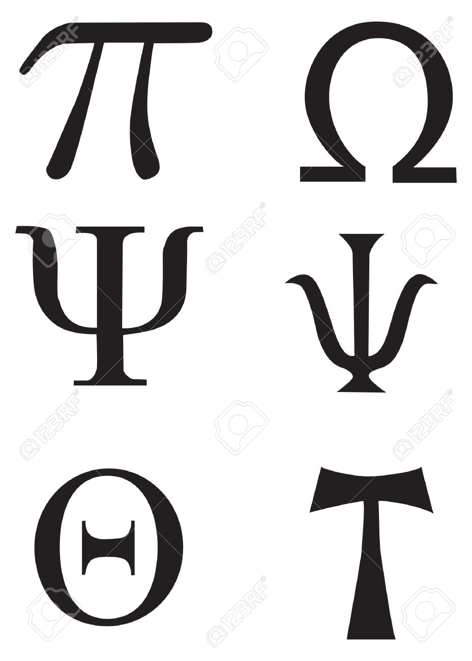 928x1300 Different Greek Signs And Symbols, For Tattoo Or Artwork, Vector