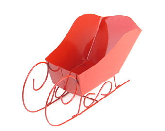 340x270 Red Sleigh Etsy
