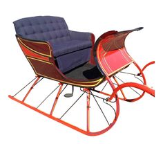 236x208 Antique 1920's Horse Drawn Sleigh One Horse Open Sleigh