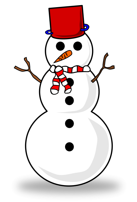 480x706 Clipart Of Snowman