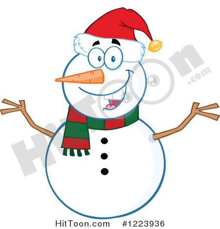 450x470 Snowmen Clipart