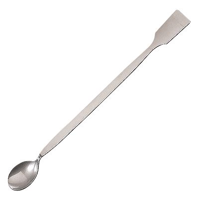 400x396 Lab Spoon Spatula 304 Ss 12 L 5 Ml 1 1 2 W Spoon End 1 3 16 W