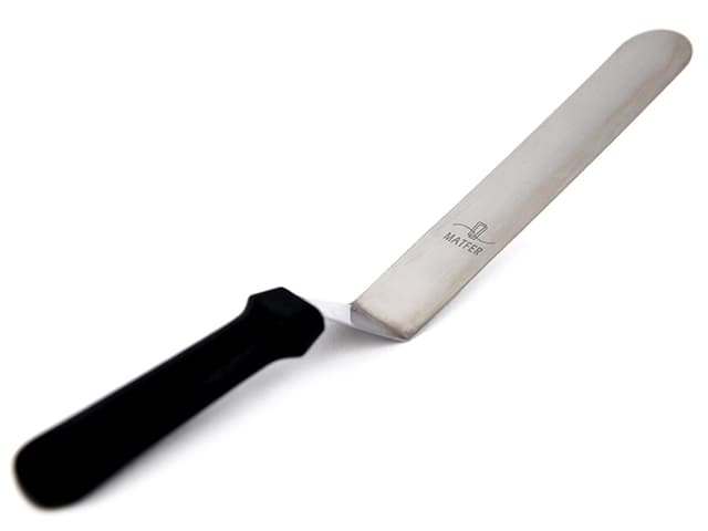 640x480 Stainless Steel Cranked Spatula, Blade 15.5cm
