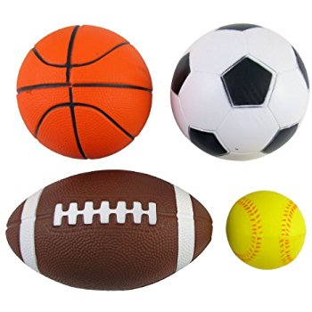 350x350 Set Of 4 Sports Balls For Kids (Soccer Ball