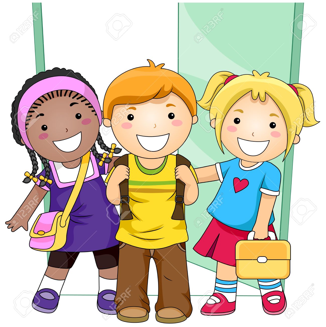 1299x1300 Students Outside Classroom Stock Photo, Picture And Royalty Free