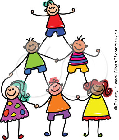 383x450 Working Together School Clipart