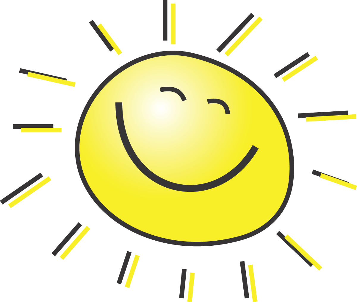 1200x1014 Happy Sun Clipart