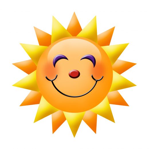 520x522 Sunshine Happy Face Clipart Kid 2