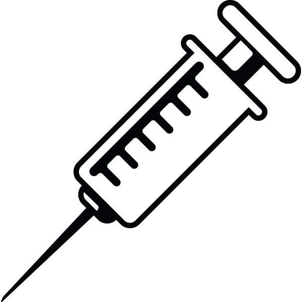 600x600 Vaccine Syringe Medical Clip Art For Custom Products Amp Gifts