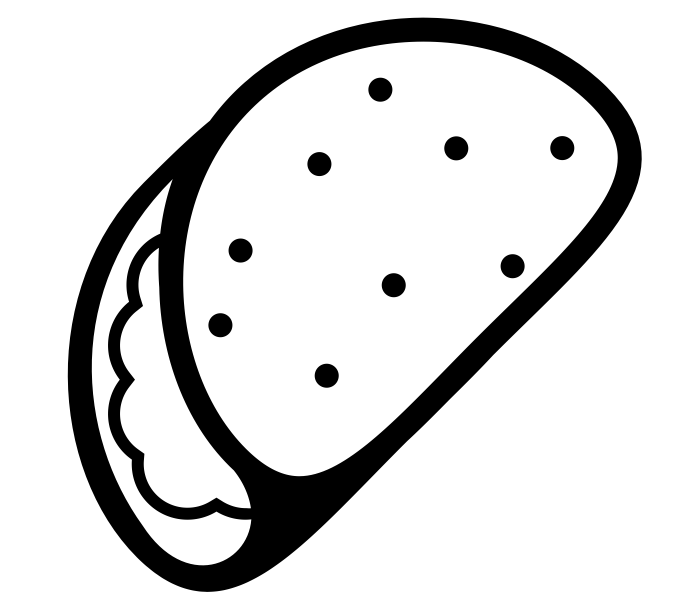 700x606 Drawn Tacos Clipart