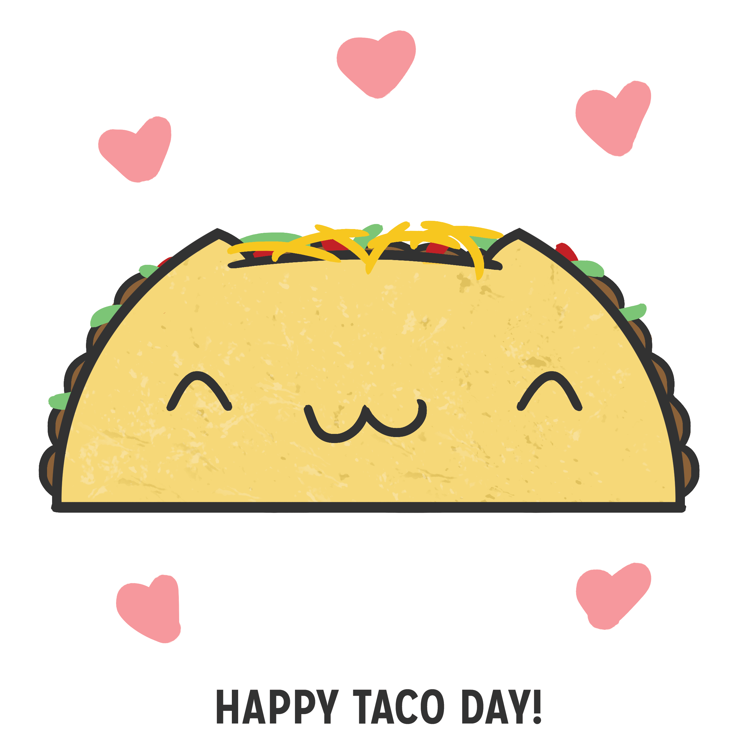 2400x2400 Taco Clipart Cute