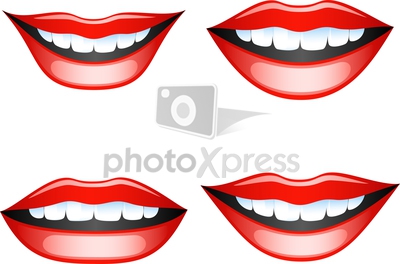 400x264 Smiling Teeth Clipart