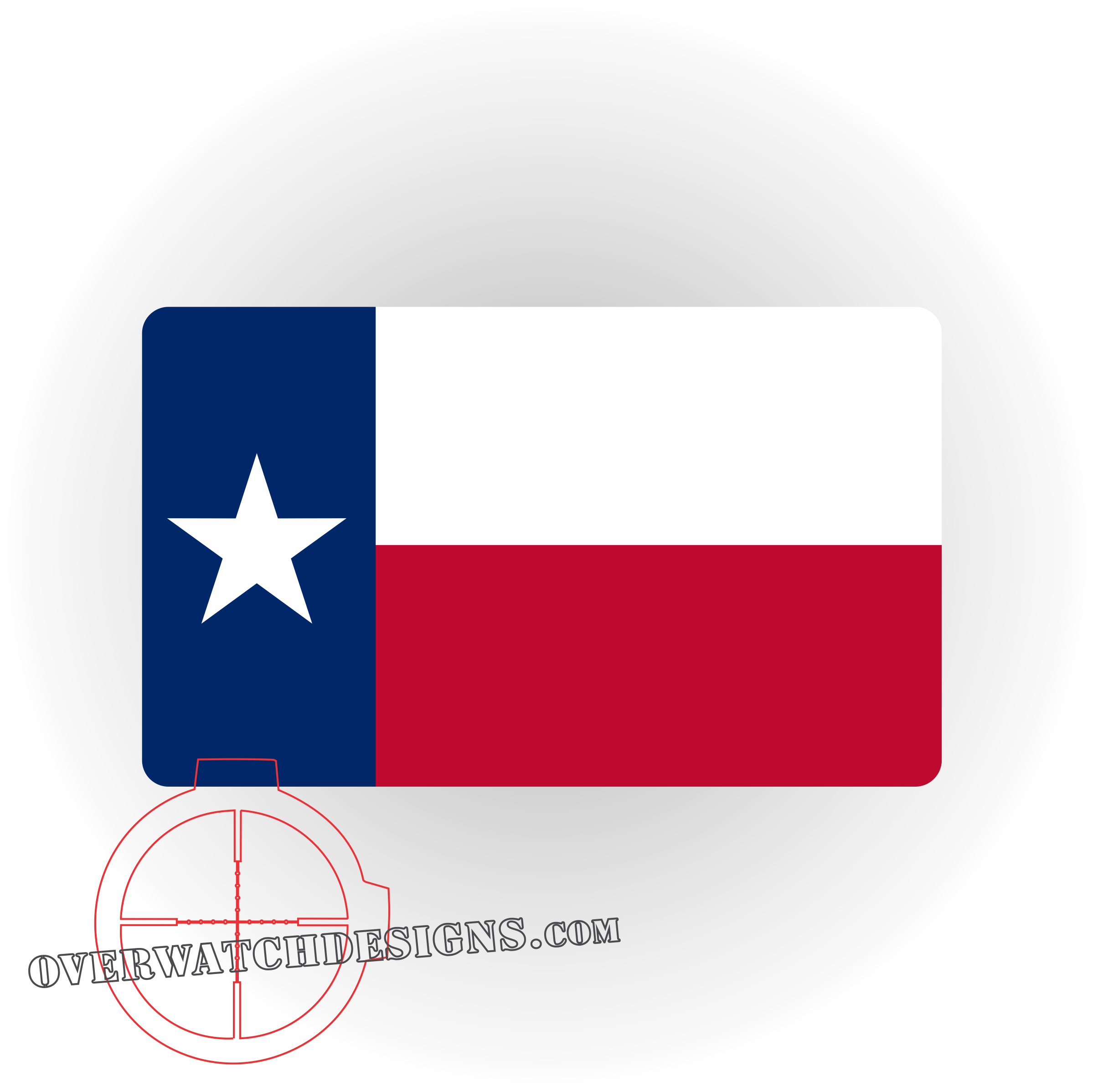 2409x2396 Texas Flag