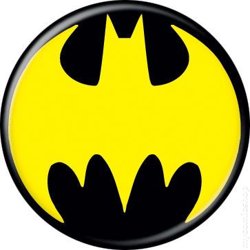 363x363 Batman Logo Button (2012 Ata Boy) Comic Books