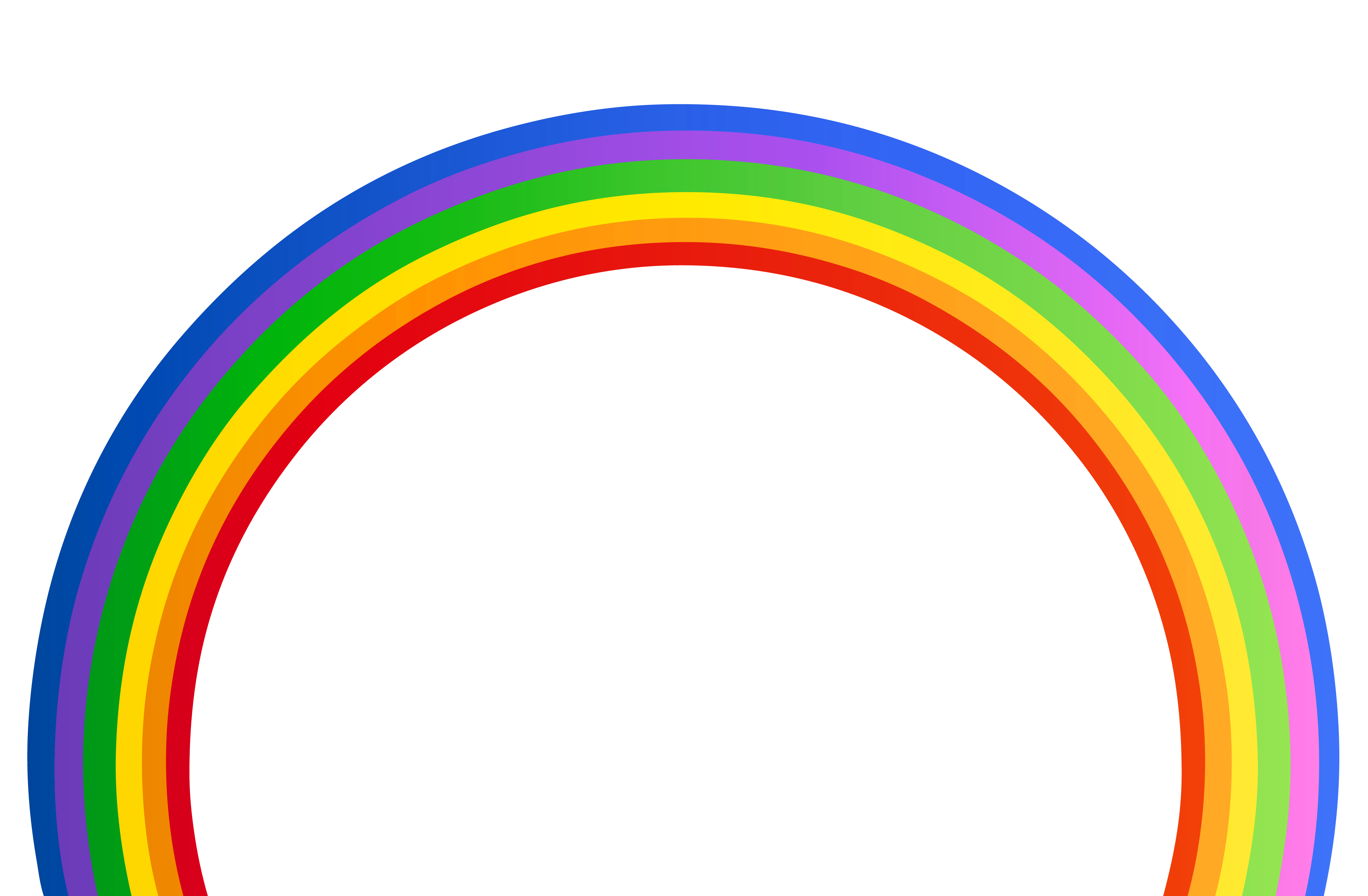 4724x3095 Rainbow Transparent Clipart 0