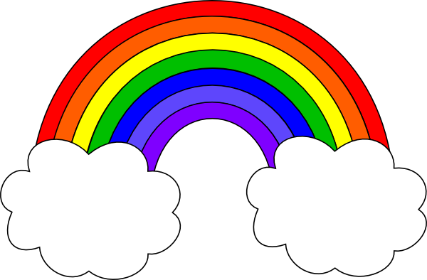 600x394 Colors Clipart Rainbow