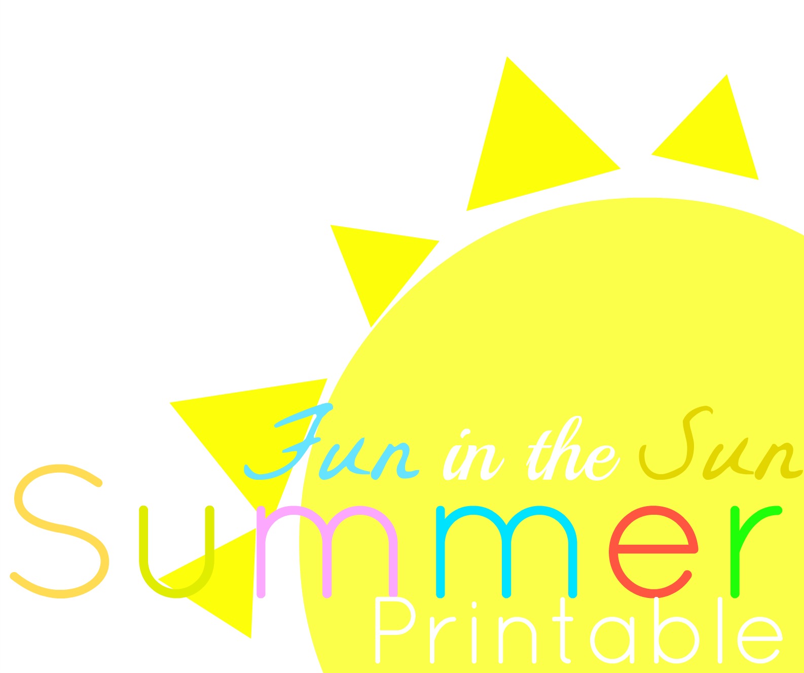 1586x1327 Summer Kids Schedule Printable