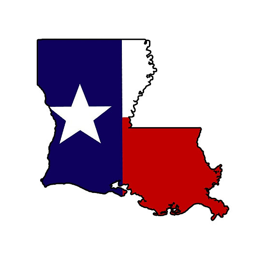 550x550 Texas Flag Louisiana Outline Posters By Artisticattitud Redbubble