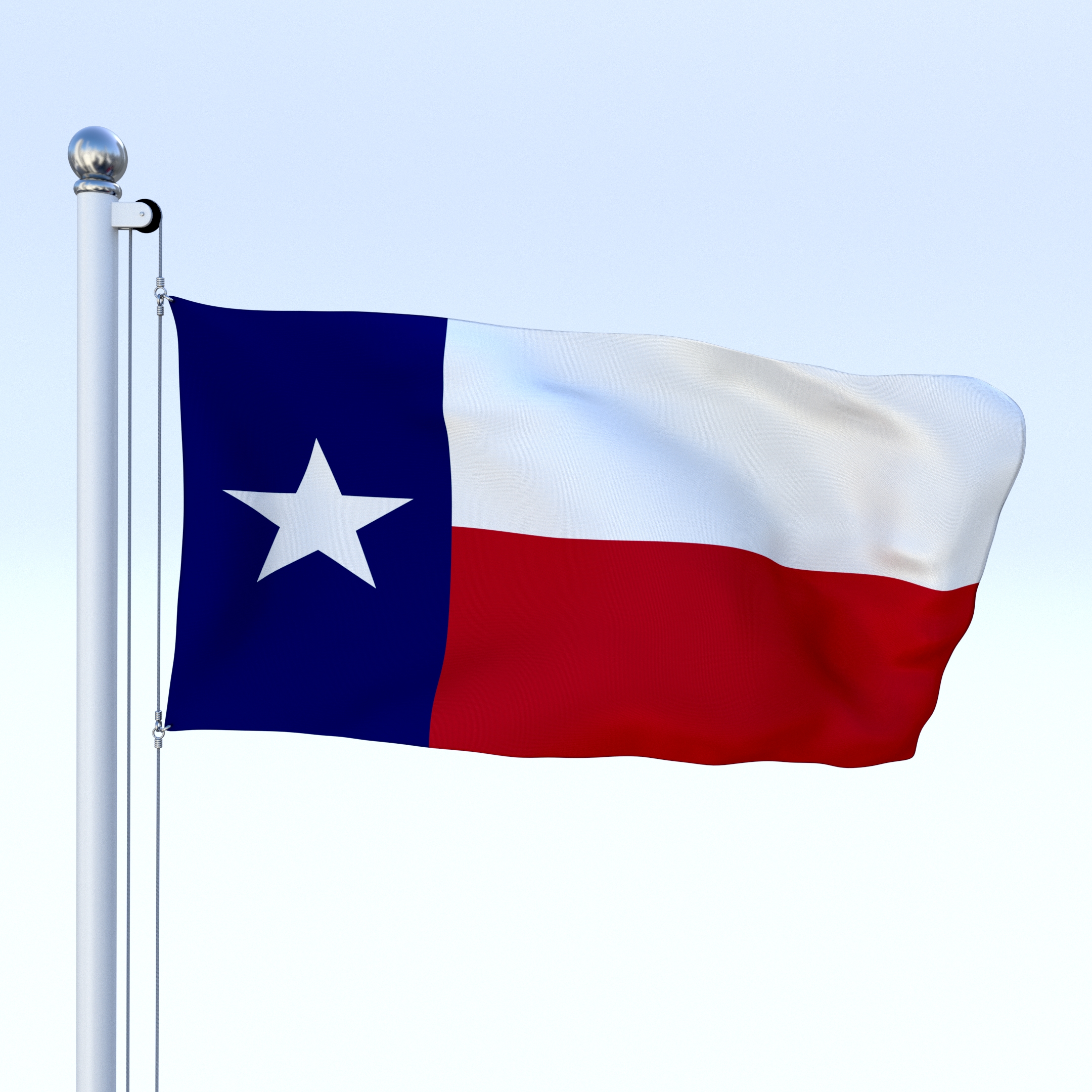 2160x2160 Animated Texas Flag By Dragosburian 3docean