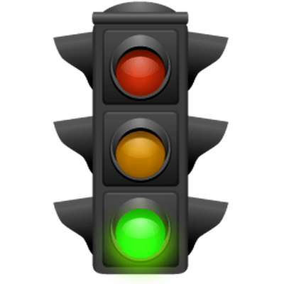 400x400 Traffic Lights Transparent Png