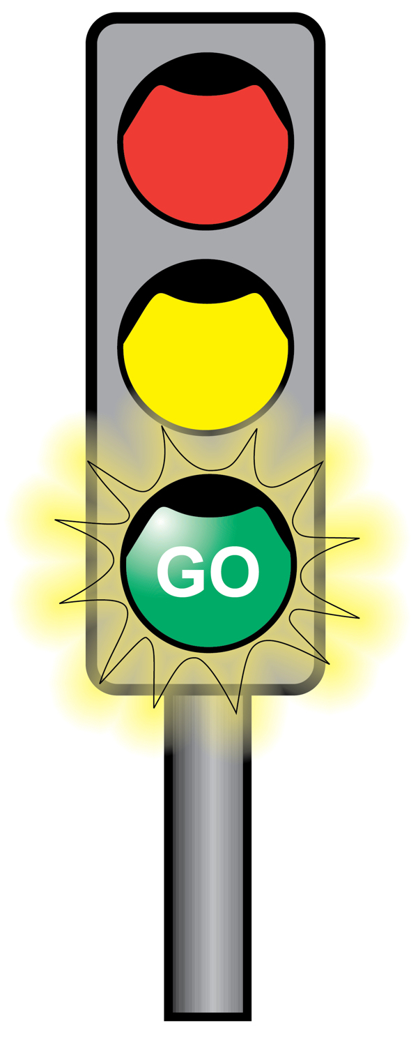 600x1491 Black And White Traffic Light Clipart