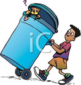335x350 Take Out Trash Clipart