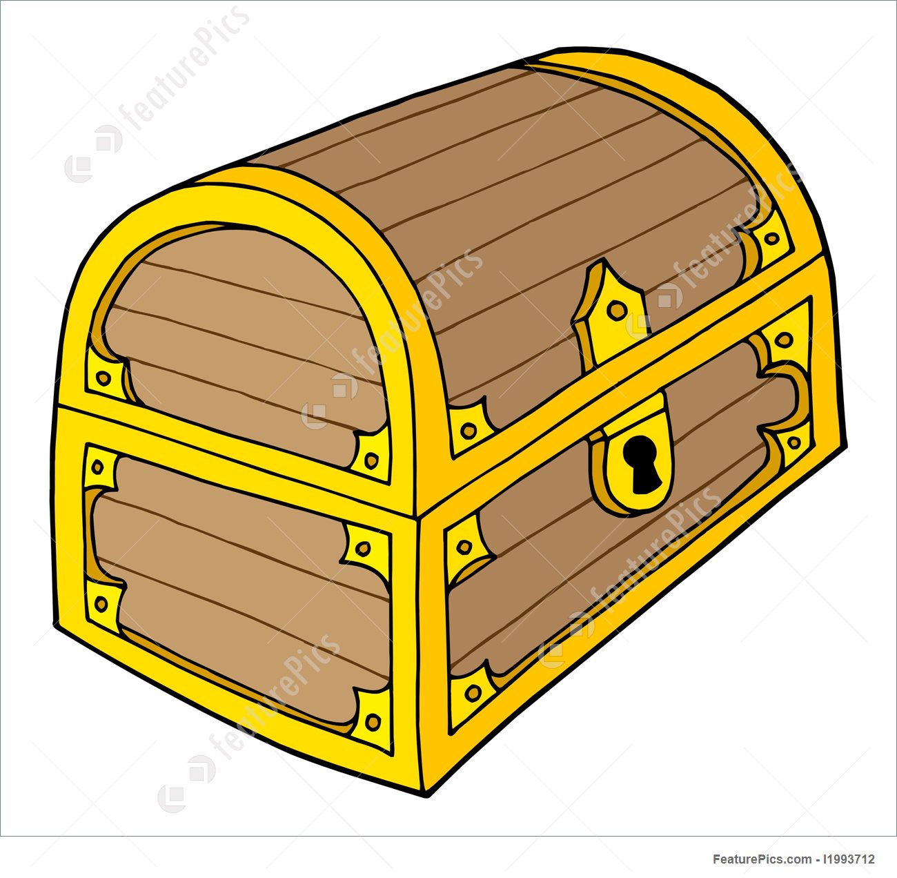 1300x1272 Treasure Chest Vector
