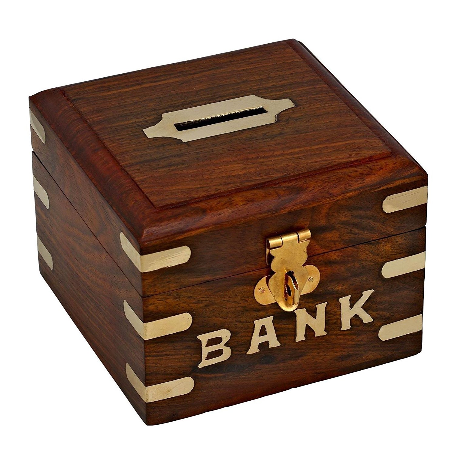 1500x1500 Christmas Gifts Treasure Chest Piggy Bank Wooden Safe