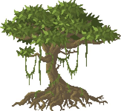 489x450 Jungle Trees Clipart