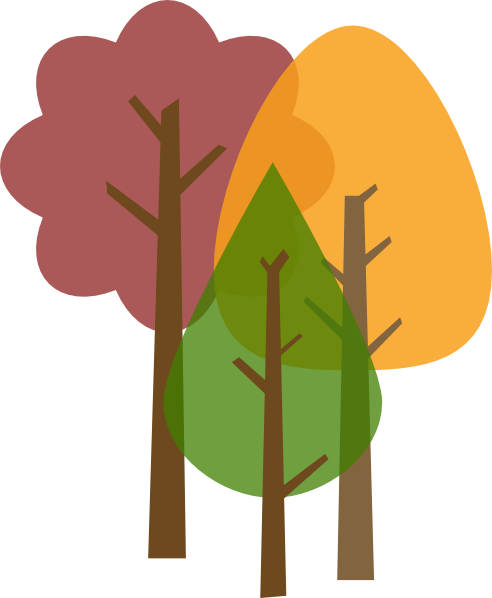 492x598 Fall Trees Clipart