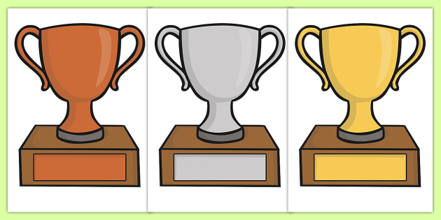 630x315 Editable Classroom Award Trophies