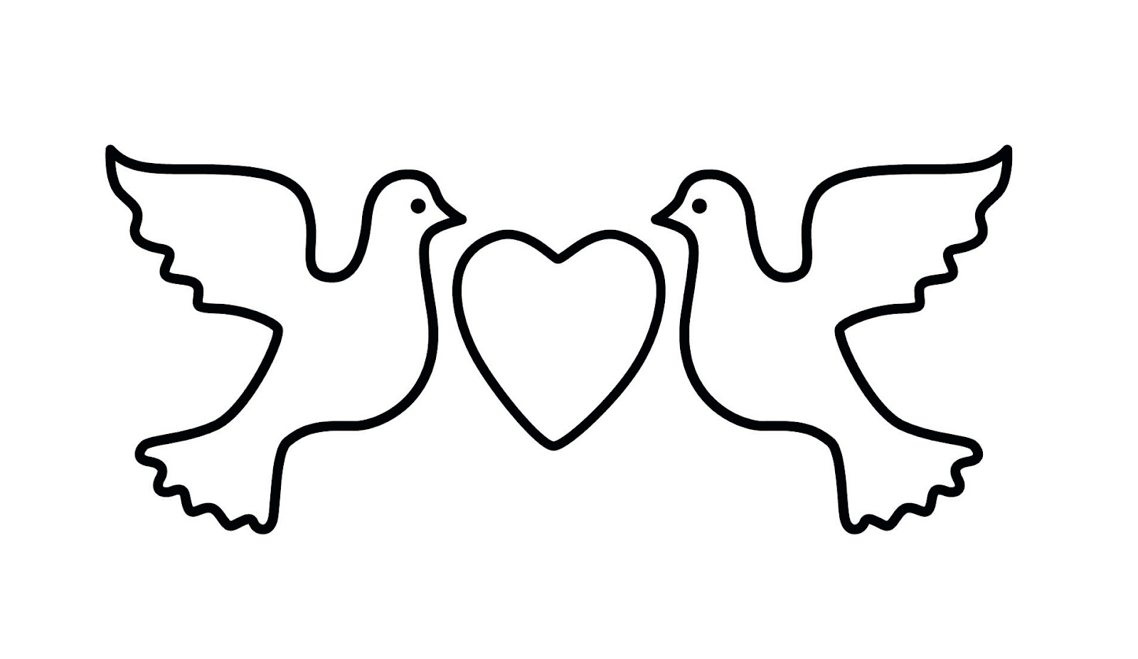 1600x926 Drawn Turtle Dove Two Wedding