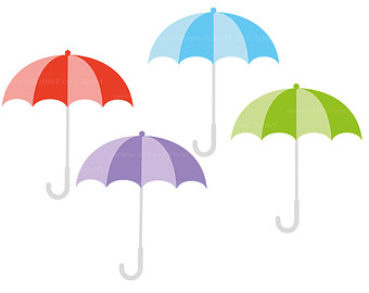 340x270 Cute Umbrella Clipart
