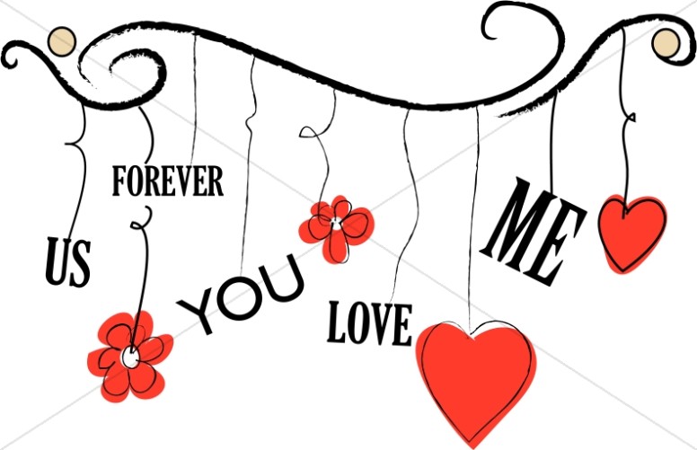 776x501 Hanging Valentines Day Hearts Valentines Day Clipart