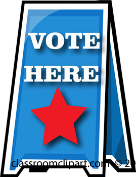 269x350 Vote Here Clipart
