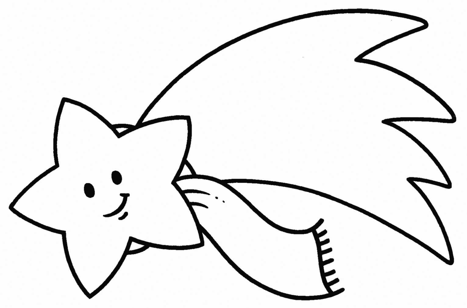 1532x1010 White Clipart Shooting Star